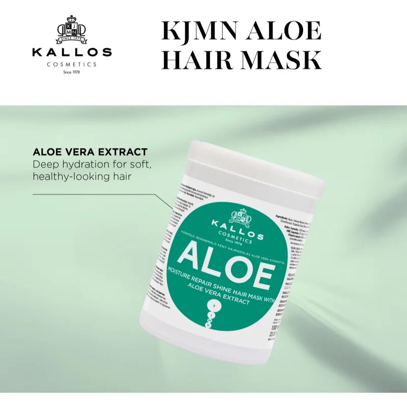 Kallos KJMN Professional Aloe hidratáló maszk aloe verával 275 ml