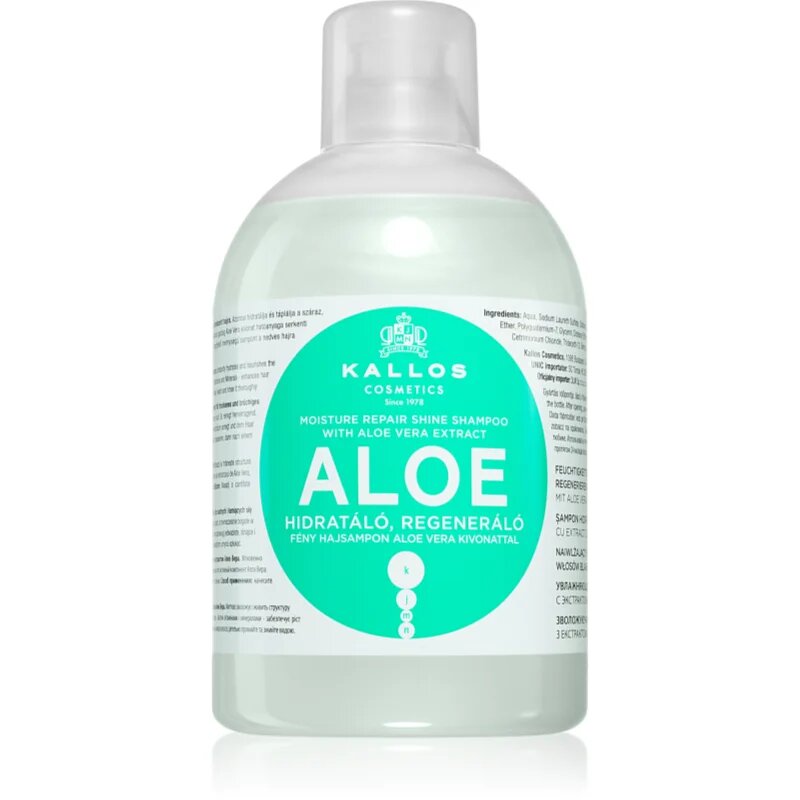 Kallos KJMN Professional Aloe megújító sampon aloe verával 1000 ml