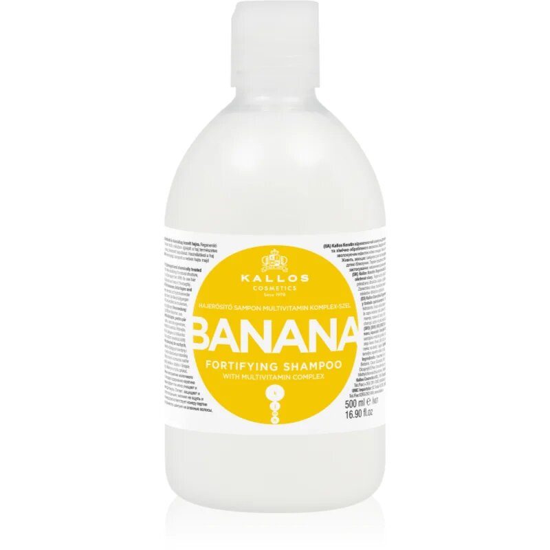 Kallos KJMN Professional Banana erősítő sampon 500 ml