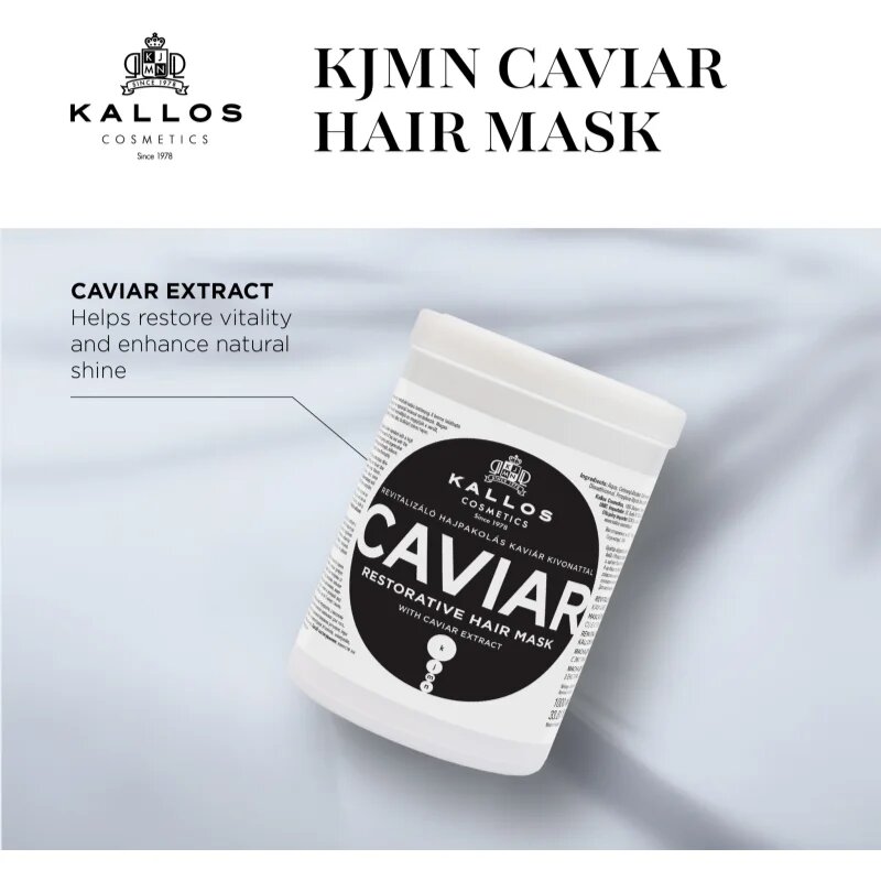 Kallos KJMN Professional Caviar megújító maszk kaviárral 275 ml