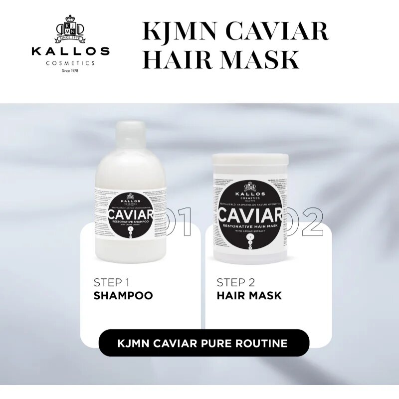 Kallos KJMN Professional Caviar megújító maszk kaviárral 275 ml
