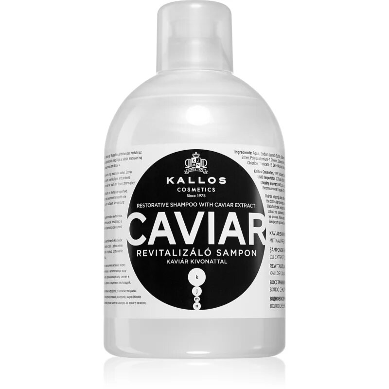 Kallos KJMN Professional Caviar megújító sampon kaviárral 1000 ml