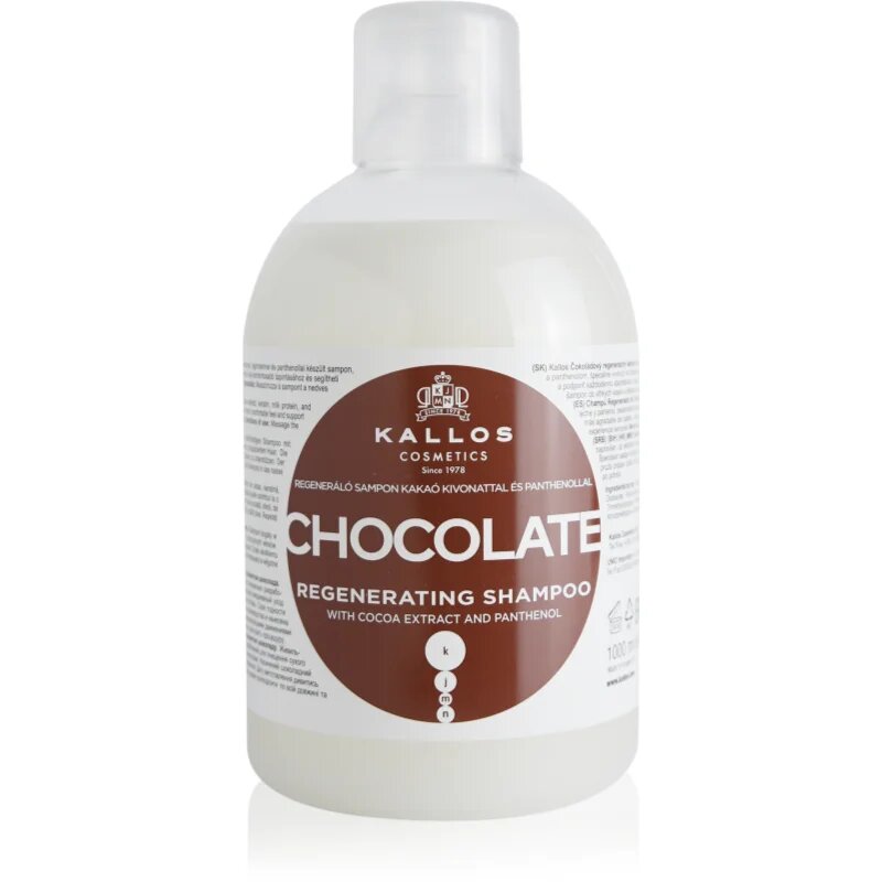Kallos KJMN Professional Chocolate regeneráló sampon 1000 ml