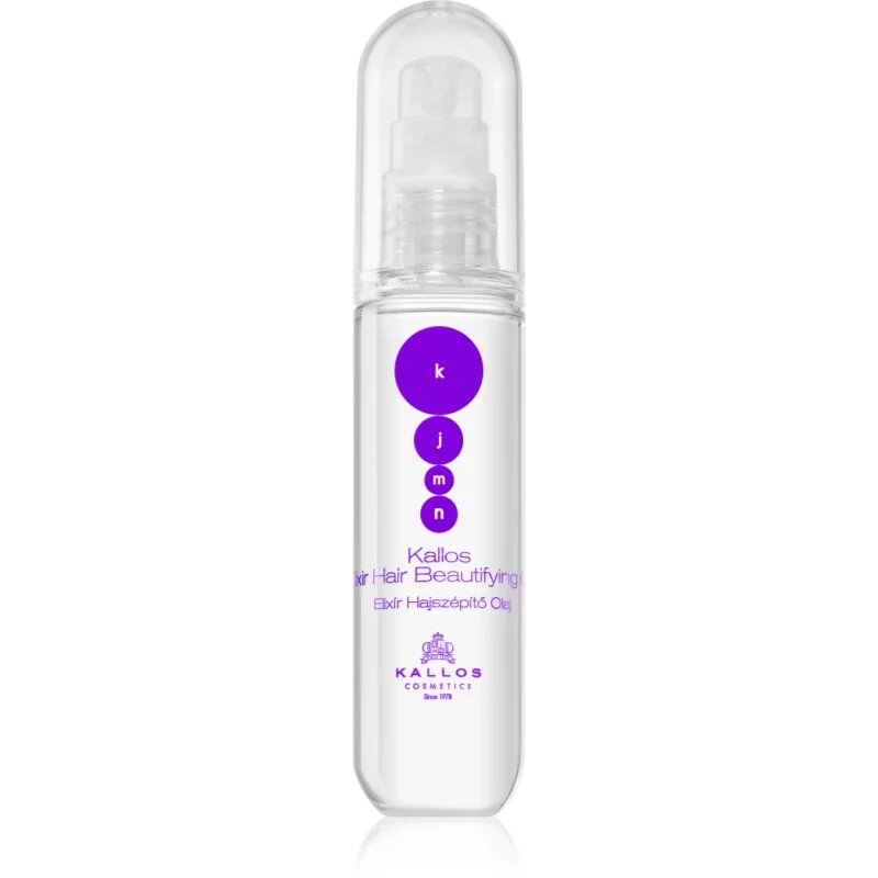 Kallos KJMN Professional Elixir Hair Beautifying Oil tápláló olaj hajra 50 ml