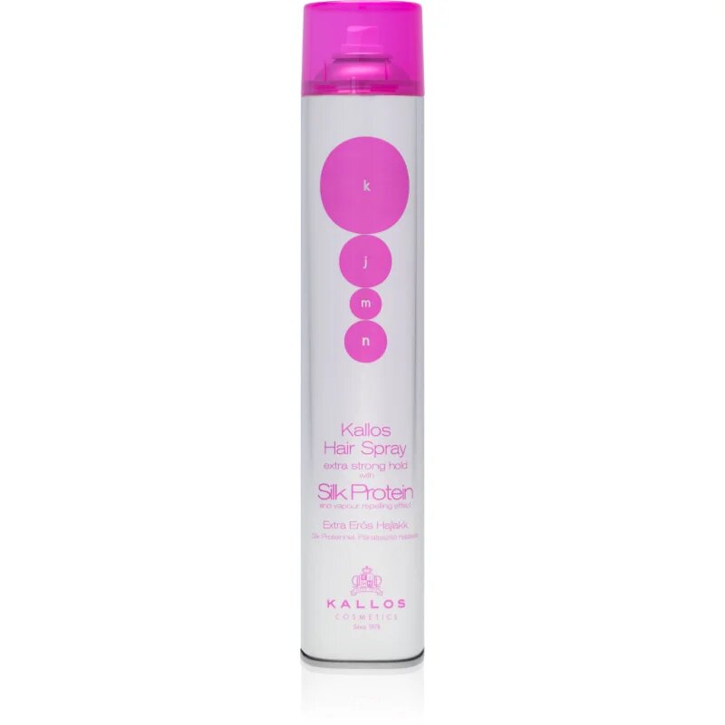 Kallos KJMN Professional Hair Spray hajlakk extra erős fixálás 750 ml