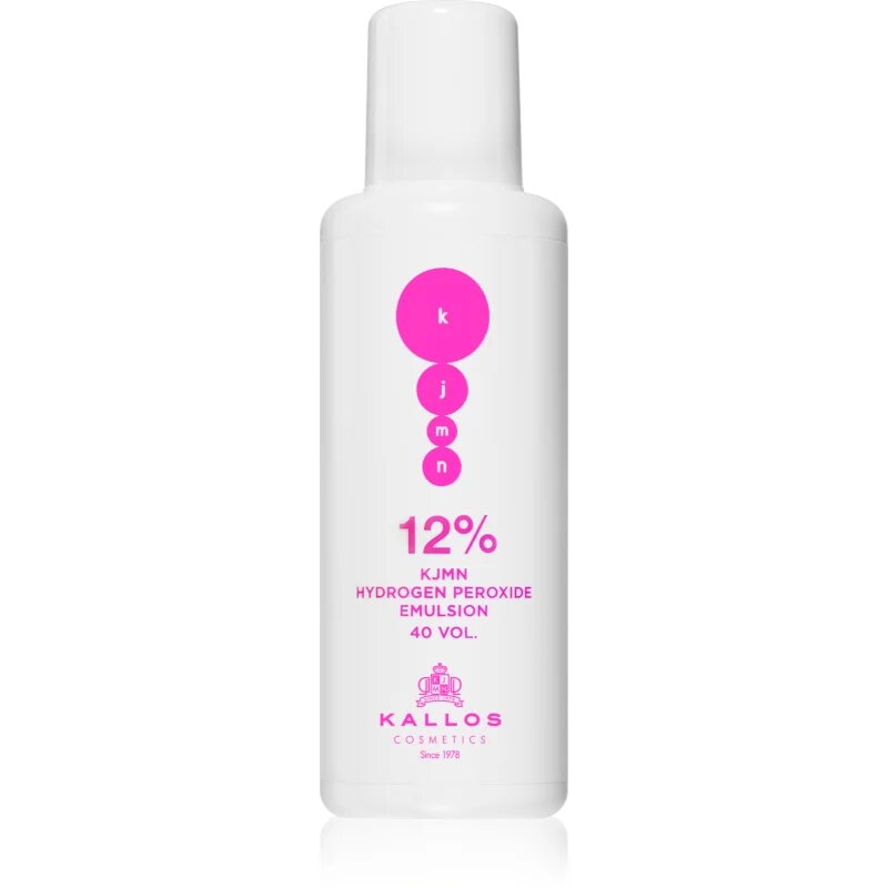 Kallos KJMN Professional Hydrogen Peroxide aktiváló emulzió 12% 40 vol. professzionális használatra 100 ml