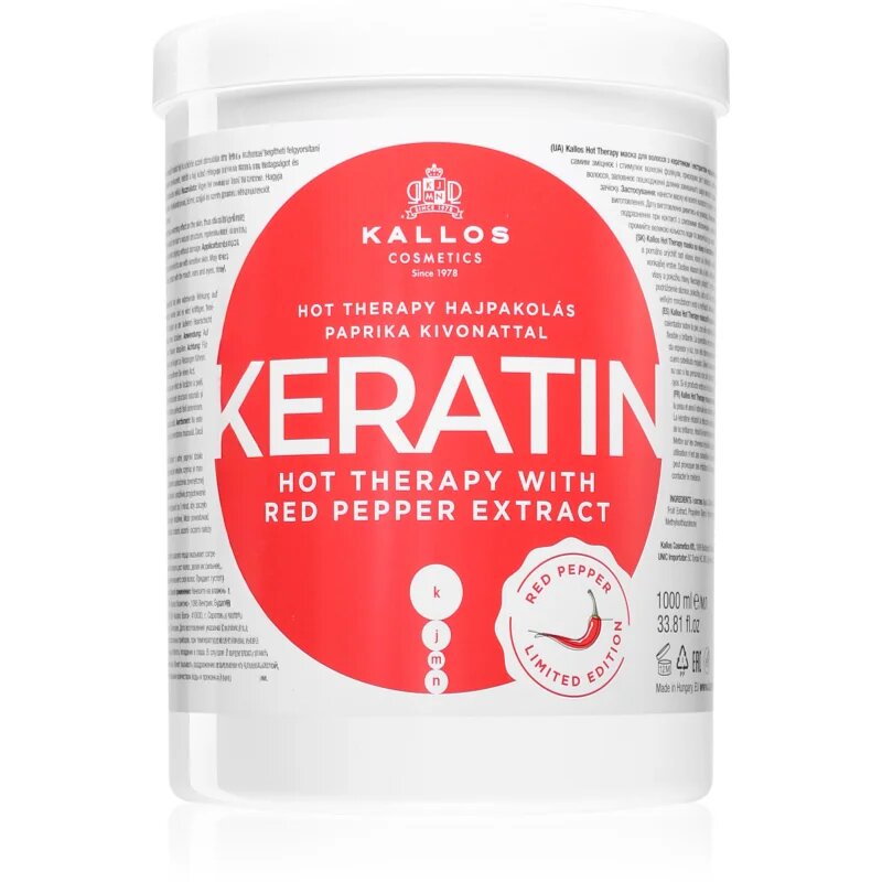 Kallos KJMN Professional Keratin haj maszk 1000 ml