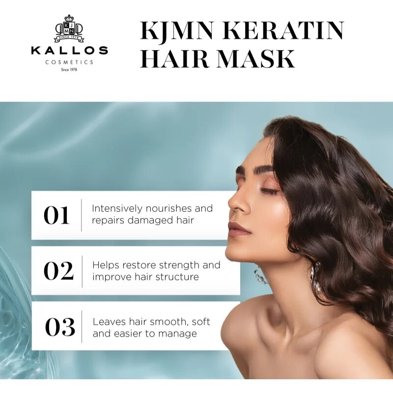 Kallos KJMN Professional Keratin haj maszk keratinnal 275 ml