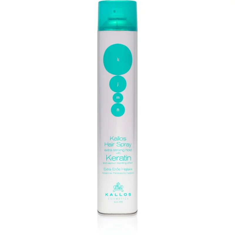 Kallos KJMN Professional Keratin hajlakk keratinnal 750 ml