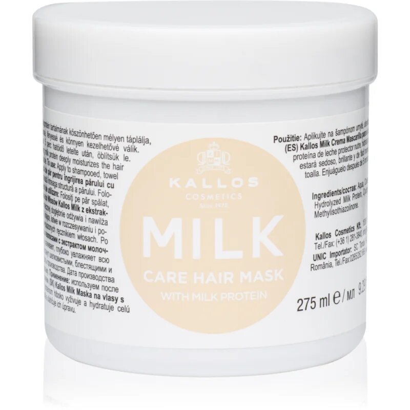 Kallos KJMN Professional Milk maszk tejproteinnel 275 ml