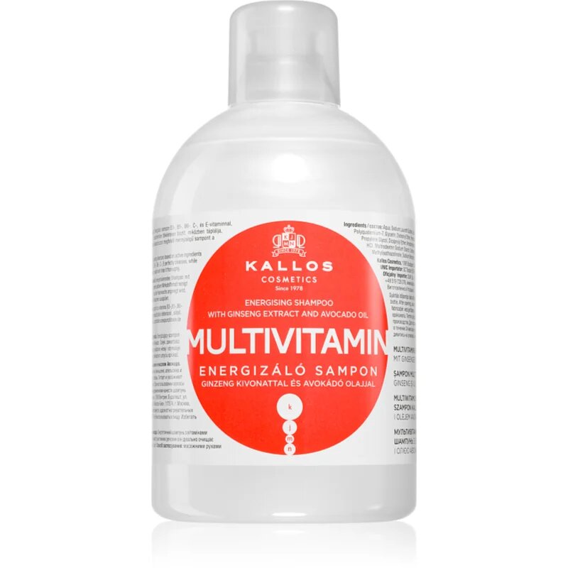 Kallos KJMN Professional Multivitamin energizáló sampon 1000 ml