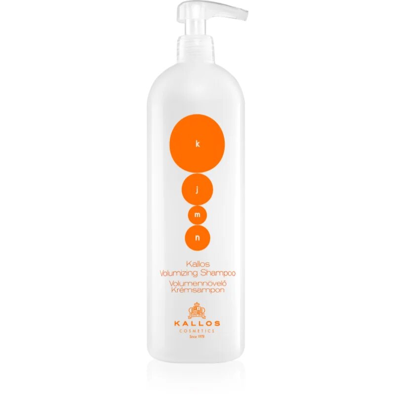 Kallos KJMN Professional Volume sampon dús hatásért 1000 ml
