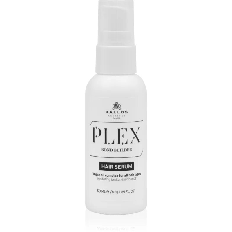 Kallos Plex Dry Ends Serum hidratáló és tápláló szérum a száraz hajvégekre 50 ml