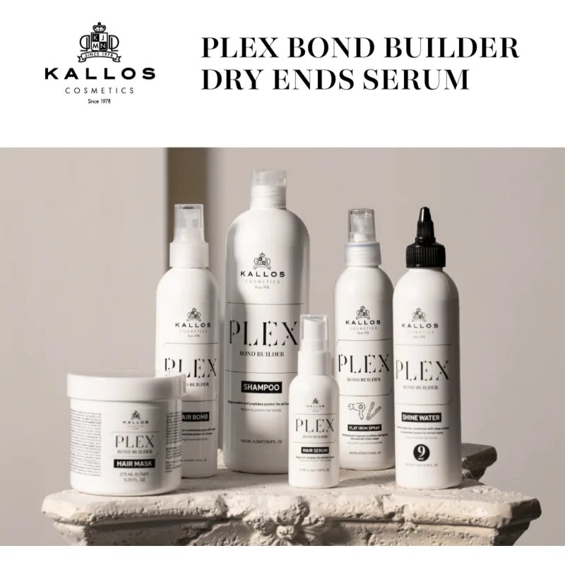 Kallos Plex Dry Ends Serum hidratáló és tápláló szérum a száraz hajvégekre 50 ml