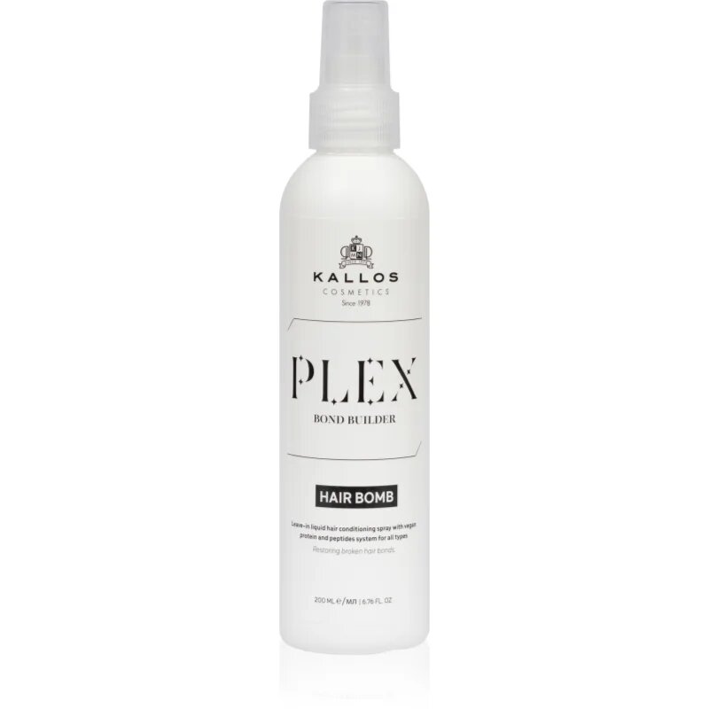 Kallos Plex Hair Bomb öblítés nem igénylő tápláló kondicionáló 200 ml