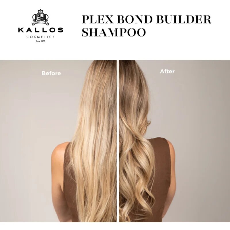 Kallos Plex Shampoo regeneráló sampon sérült vegyileg kezelt hajra 500 ml