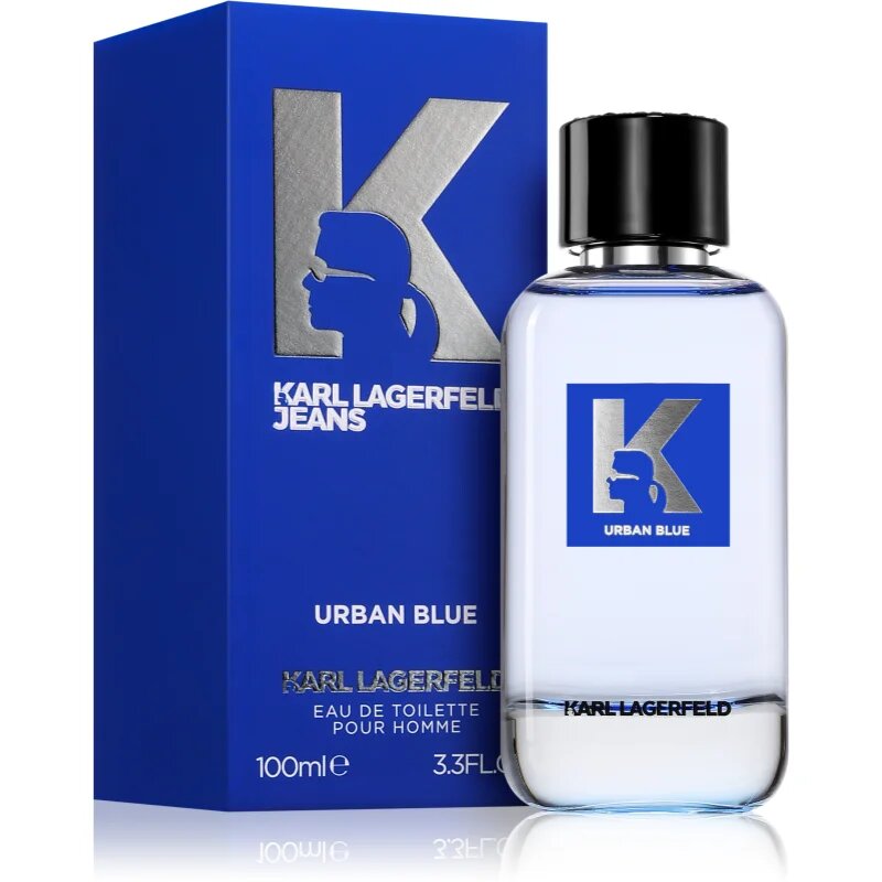 Karl Lagerfeld Jeans Urban Blue Eau de Toilette uraknak 100 ml