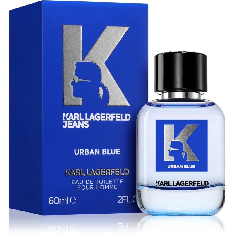 Karl Lagerfeld Jeans Urban Blue Eau de Toilette uraknak 60 ml