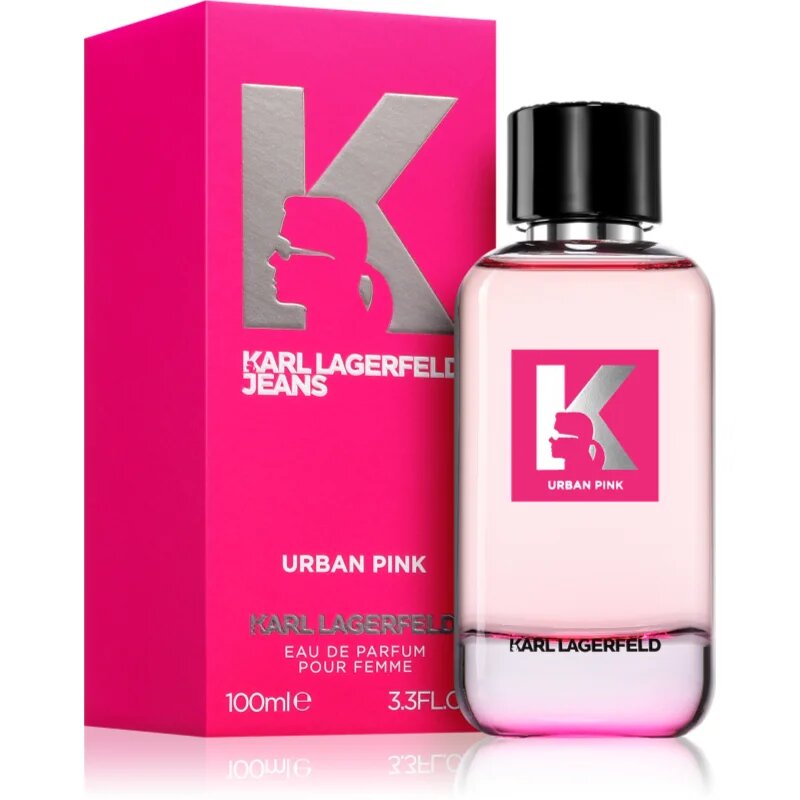 Karl Lagerfeld Jeans Urban Pink Eau de Parfum hölgyeknek 100 ml