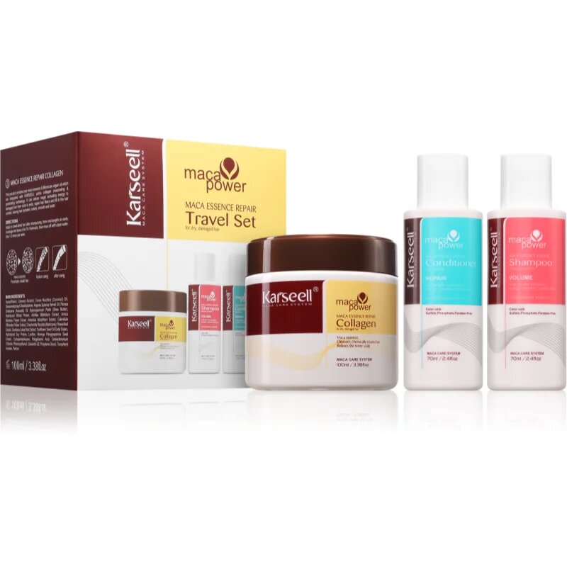 Karseell Travel Set utazási készlet hajra 1 db