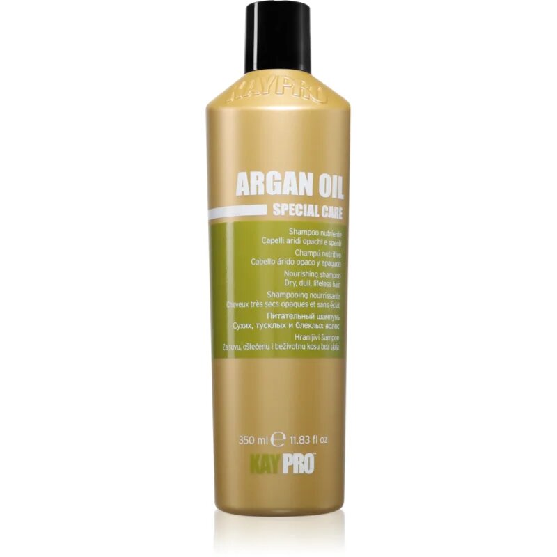 Kaypro Argan Oil Nourishing Shampoo sampon a száraz és matt hajra Argán olajjal 350 ml