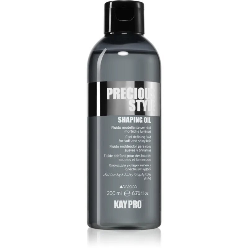 Kaypro Precious Style Shaping Oil hidratáló fluid a hullámos és göndör hajra 200 ml