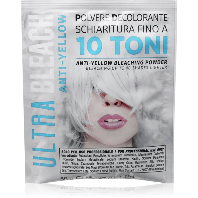 Kaypro Ultra Bleach No-Yellow Bleaching Powder festékeltávolító készítmény hajra professzionális használatra 50 g