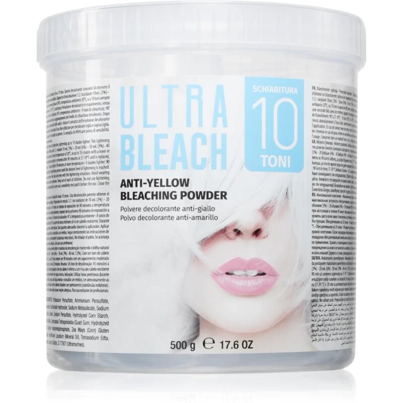 Kaypro Ultra Bleach No-Yellow Bleaching Powder festékeltávolító készítmény hajra professzionális használatra 500 g