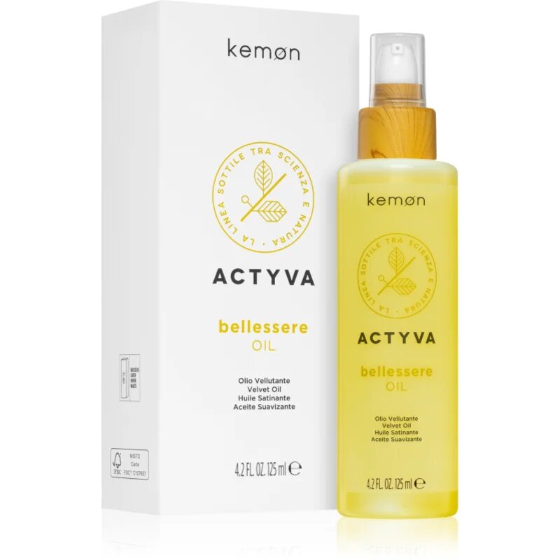 Kemon Group Actyva Bellessere tápláló olaj hajra 125 ml