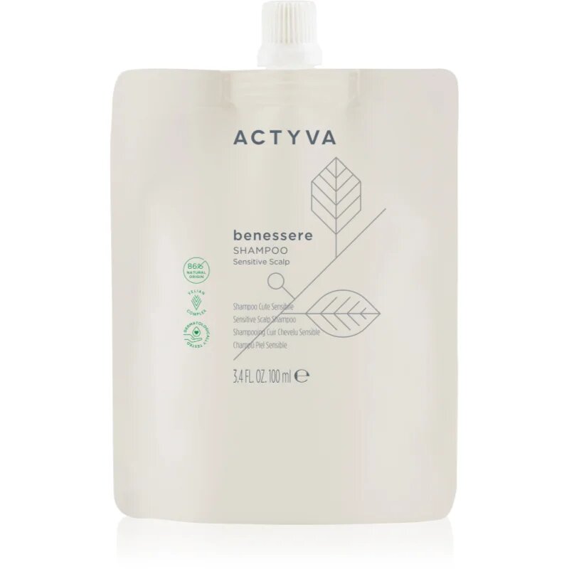 Kemon Group Actyva Benessere finom állagú tisztító sampon hajra 100 ml