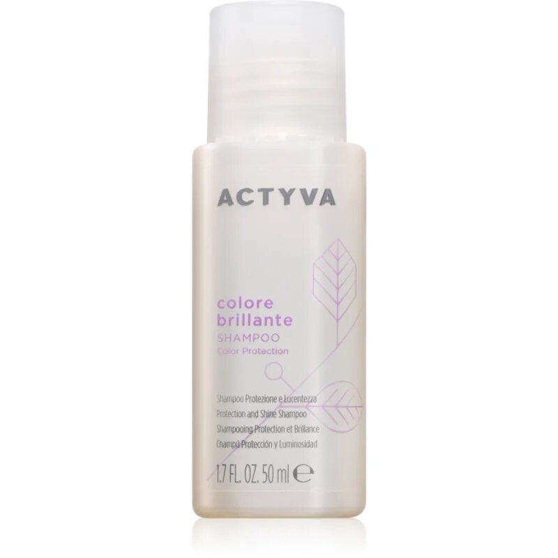 Kemon Group Actyva Colore Brillante élénkítő és erősítő sampon a festett hajra 50 ml