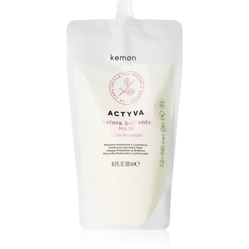 Kemon Group Actyva Colore Brillante haj maszk 500 ml