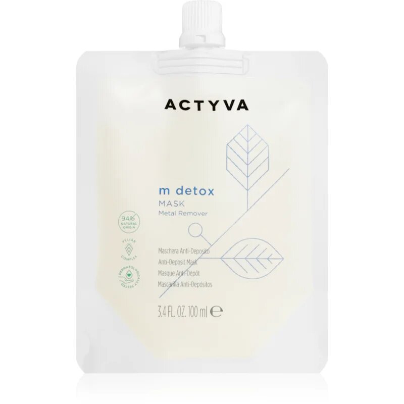 Kemon Group Actyva M Detox detoxikációs maszk kemény víz ellen 100 ml
