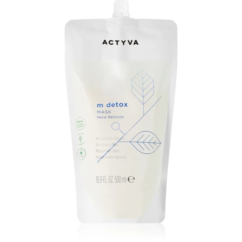 Kemon Group Actyva M Detox detoxikációs maszk kemény víz ellen 500 ml