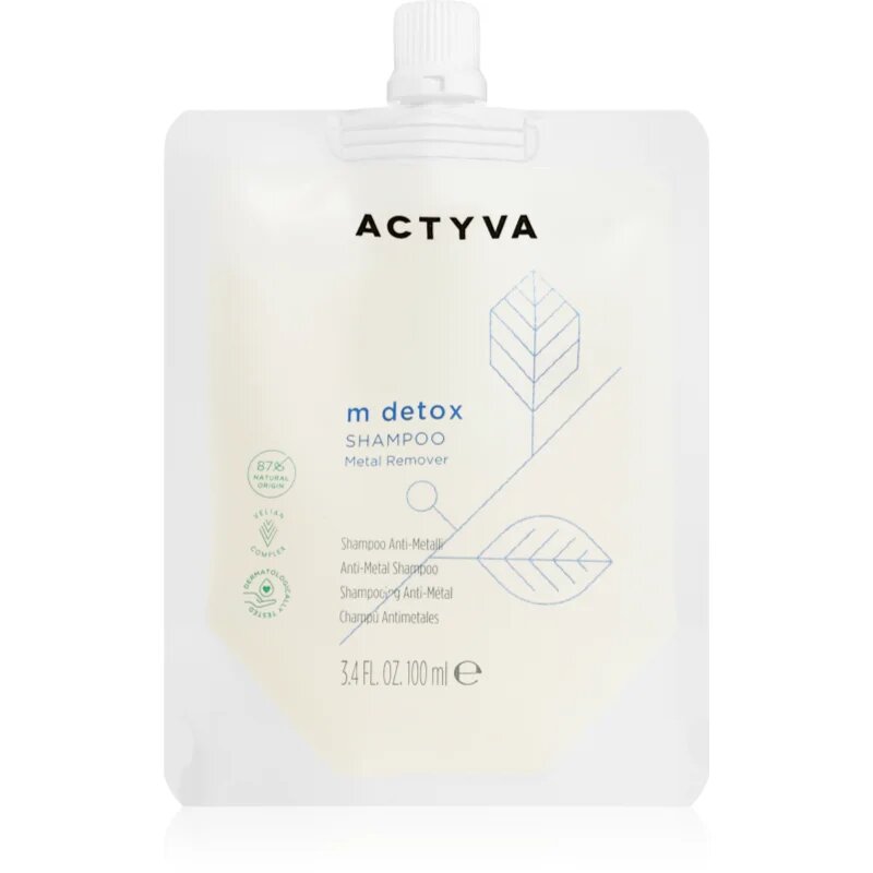 Kemon Group Actyva M Detox Tisztító méregtelenítő sampon kemény víz ellen 100 ml
