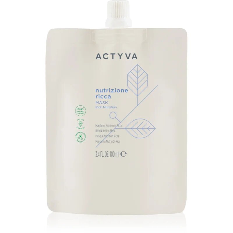 Kemon Group Actyva Nutrizone Ricca intenzív maszk az extra száraz hajra 100 ml