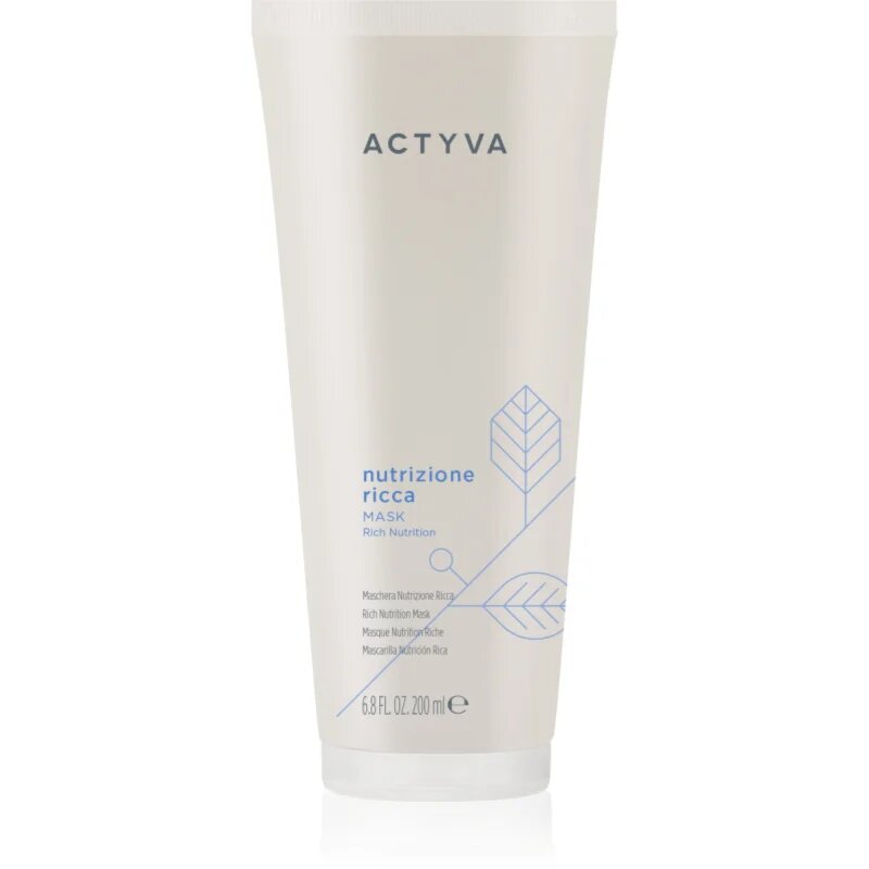 Kemon Group Actyva Nutrizone Ricca tápláló hajpakolás száraz hajra 200 ml