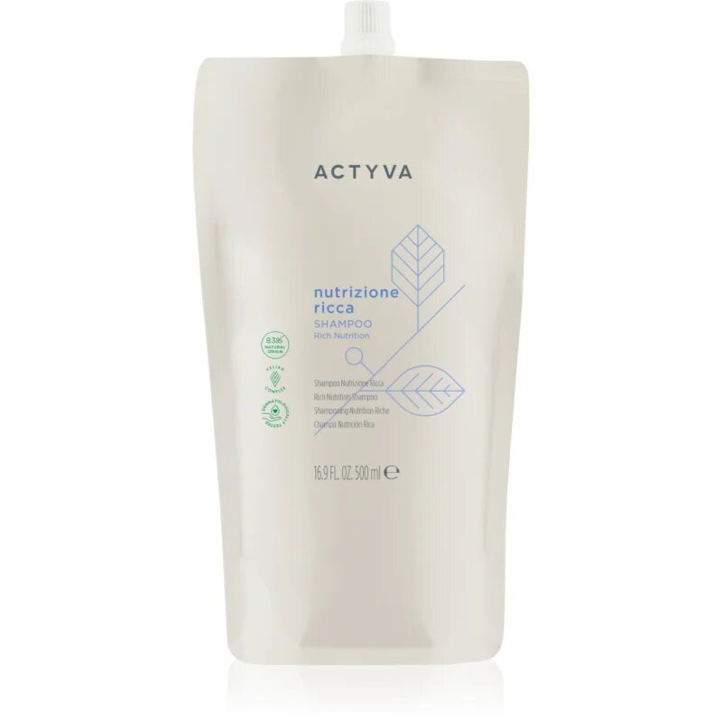 Kemon Group Actyva Nutrizone Ricca tápláló sampon hajra 500 ml