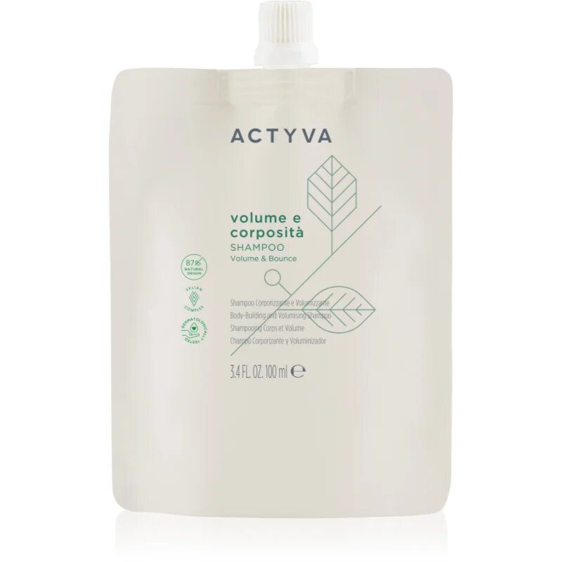 Kemon Group Actyva Volume e Corposità tömegnövelő sampon a selymes hajért 100 ml
