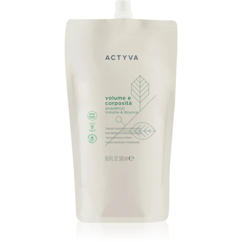 Kemon Group Actyva Volume e Corposità tömegnövelő sampon a selymes hajért 500 ml