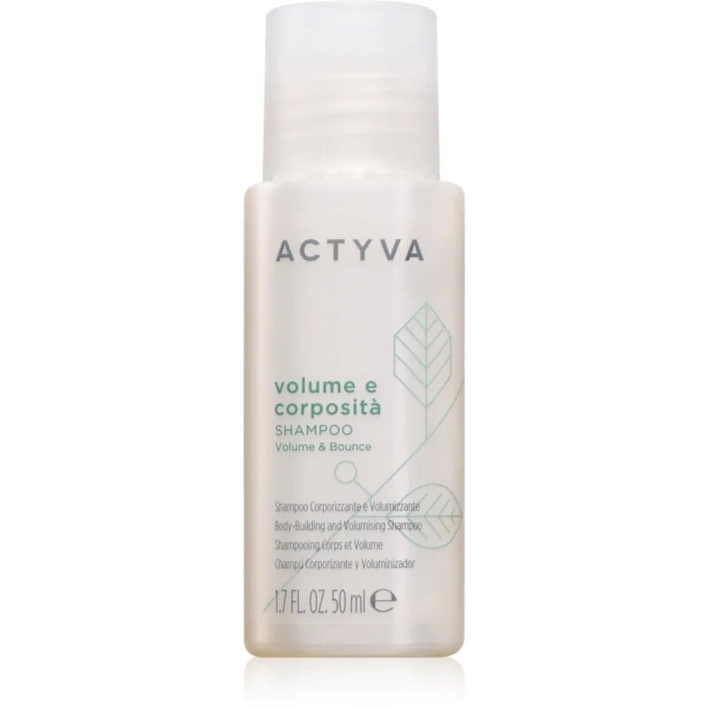 Kemon Group Actyva Volume e Corposità tömegnövelő sampon a selymes hajért szilikonmentes 50 ml