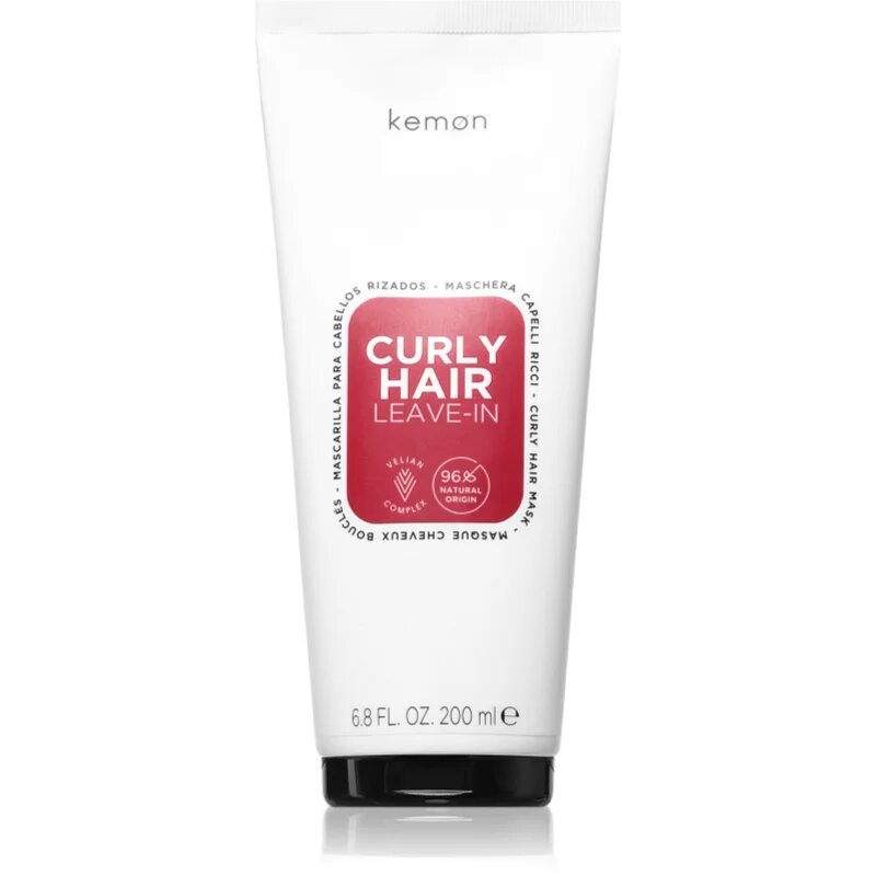Kemon Group Curly Hair leöblítést nem igénylő ápolás göndör hajra 200 ml