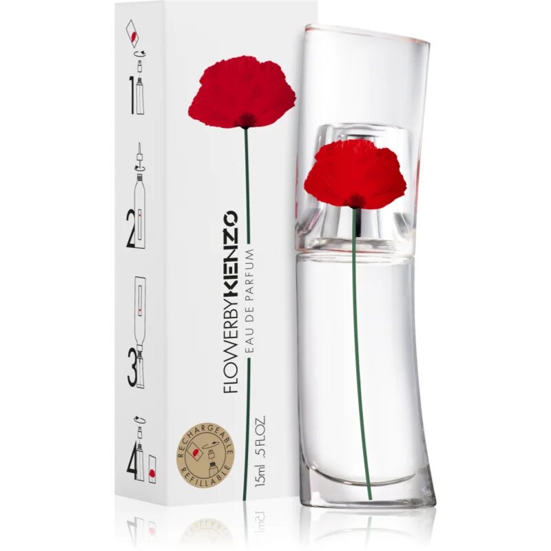 KENZO Flower by Eau de Parfum utántölthető hölgyeknek 15 ml