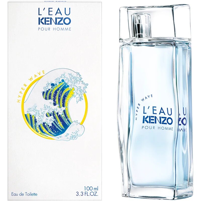 KENZO L'Eau Hyper Wave Pour Homme Eau de Toilette uraknak 100 ml