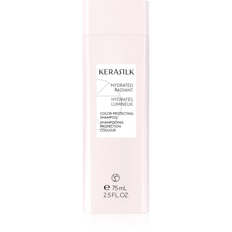 KERASILK Essentials Color Protecting Shampoo sampon festett vegyileg kezelt és szőkített hajra 75 ml