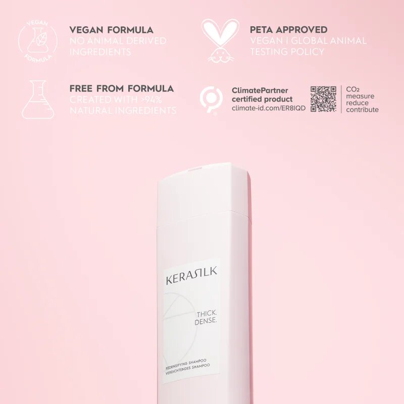 KERASILK Essentials Redensifying Shampoo sampon a gyenge és ritkuló hajra 250 ml