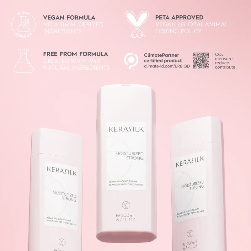KERASILK Essentials Repairing Conditioner hidratáló kondicionáló száraz és sérült hajra 200 ml