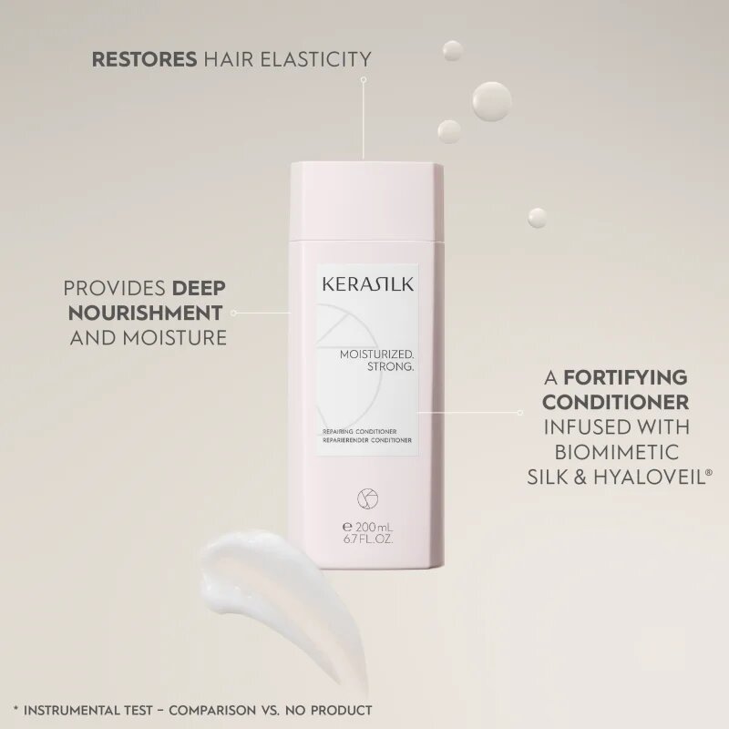 KERASILK Essentials Repairing Conditioner hidratáló kondicionáló száraz és sérült hajra 200 ml