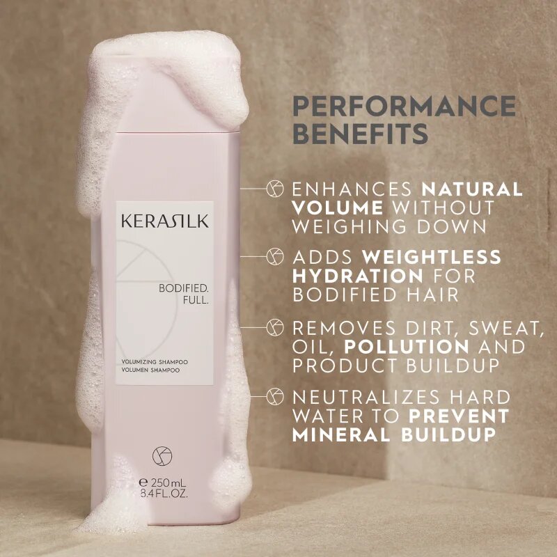 KERASILK Essentials Volumizing Shampoo hajsampon a finom hajért 250 ml