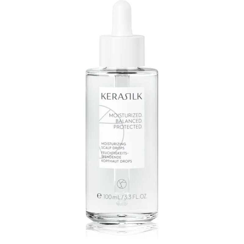 KERASILK Specialists Moisturizing Scalp Drops cseppek a száraz és érzékeny fejbőrre 100 ml